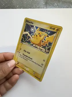 Pokémon Pikachu TCG EX Emerald Reverse Holo Card 60/106 Stamped - Great Conditon - Image 2