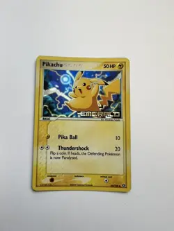 Pokémon Pikachu TCG EX Emerald Reverse Holo Card 60/106 Stamped - Great Conditon - Image 4