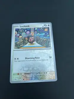 Lechonk Pokemon TCG Obsidian Flames Reverse Holo Card 181/197 Trading Card TCG - Image 5