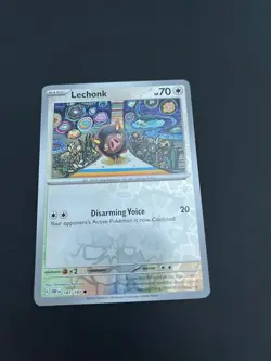 Lechonk Pokemon TCG Obsidian Flames Reverse Holo Card 181/197 Trading Card TCG - Image 6