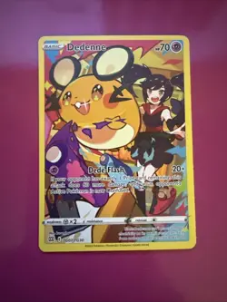 Dedenne TG07/TG30 Full Art NM/M Brilliant Stars Trainer Gallery Pokemon Card - Image 1