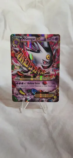 Mega Gengar EX Holo Black Star Promo Card XY166 XY Mint Condition - Image 1
