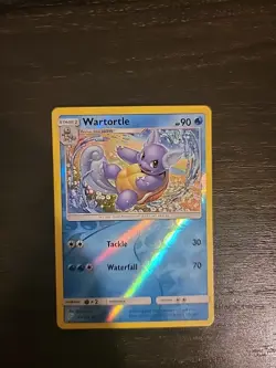Pokemon Wartortle Reverse Holo Team Up Foil Card 24/181 Sun & Moon SM NM - Image 1