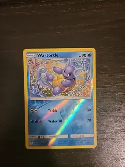 Pokemon Wartortle Reverse Holo Team Up Foil Card 24/181 Sun & Moon SM NM - Image 3