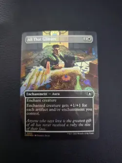 All That Glitters (Borderless) Commander Masters Foil MTG NM Magic Card - Image 1
