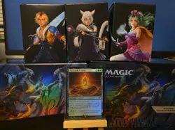 The Earth Crystal Final Fantasy Foil Magic Card NM Condition - Image 1