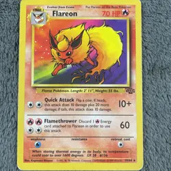Pokemon TCG Jungle Set Vaporeon Flareon Jolteon Pokemon Cards Non Holo LP/MP - Image 20