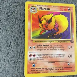 Pokemon TCG Jungle Set Vaporeon Flareon Jolteon Pokemon Cards Non Holo LP/MP - Image 22