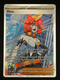 Pokemon - Mela - 236/182 Paradox Rift - Ultra Rare Full Art - Near Mint - Image 1