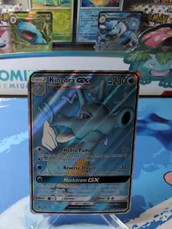 Kingdra GX - 66/70 - Pokemon Dragon Majesty Sun Moon Full Art Ultra Rare Card NM - Image 3