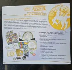 Pokemon Trading Card Game Sword & Shield Brilliant Stars Pokémon Center Elite Trainer Box - Image 2