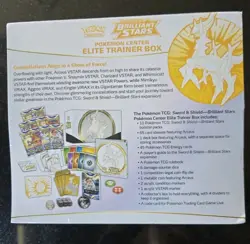 Pokemon Trading Card Game Sword & Shield Brilliant Stars Pokémon Center Elite Trainer Box - Image 8