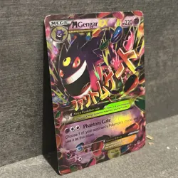 Pokémon TCG Mega-Gengar-EX Phantom Forces Holo Rare Card 35/119 - Image 3