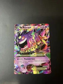 Pokémon TCG Mega-Gengar-EX Phantom Forces Holo Rare Card 35/119 - Image 3