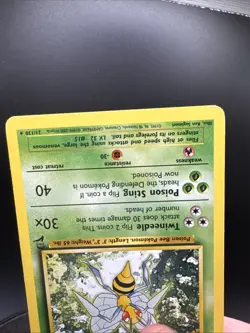 Beedrill 21/130  -Vintage Rare Pokémon Card- Base Set 2 - Image 10