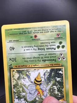 Beedrill 21/130  -Vintage Rare Pokémon Card- Base Set 2 - Image 11