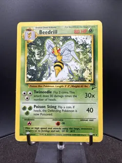 Beedrill 21/130  -Vintage Rare Pokémon Card- Base Set 2 - Image 24