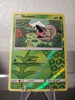 Pokemon - Crimson Invasion - Shelmet 8/111 Reverse Holo LP/NM Card - Image 1