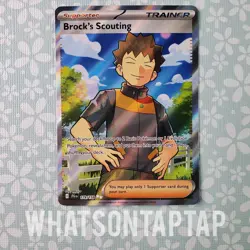 Pokemon Card Brocks Scouting 179/159 Secret Rare Scarlet Violet Journey Together - Image 1