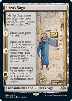 MTG English Urza's Saga NM Foil Promos: Prerelease Cards - Image 1