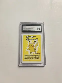 Pikachu - 2023 JPN Old Maid Super High Tension Playing Cards CGC GEM MINT 10 - Image 1