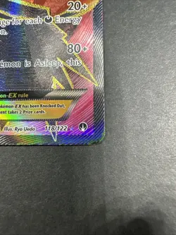 Pokémon Darkrai EX Holo Full Art Ultra Rare Card 118/122 XY Breakpoint NM - Image 6