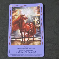 Fiona Bella Sara Foil Card Italian Magical Friends NM - Image 1