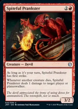 Spiteful Prankster - Light Play MTG Jumpstart - Image 1