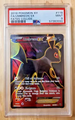 Pokemon Umbreon EX - Full Art  - XY Fates Collide #119 PSA 9 Mint - Image 1