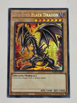 Red-Eyes Black Dragon MP22-EN267 Prismatic Secret Rare Alt Art Yugioh Card Mint - Image 1