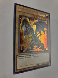 Red-Eyes Black Dragon MP22-EN267 Prismatic Secret Rare Alt Art Yugioh Card Mint - Image 2