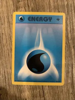 WATER Energy 99/102 - 3D 1ST EDITION SHADOWLESS - Base Set - POKEMON CARD - LP/P - Image 1