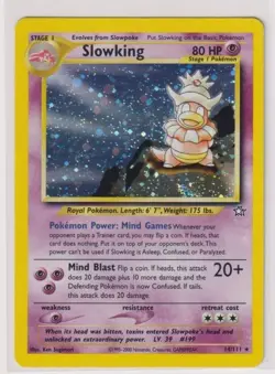 Slowking Holo Rare 14/111 - Neo Genesis - Vintage WOTC 2000 PokÃ©mon Card - LP/NM - Image 1