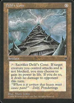 Delif's Cone - Medium Play MTG Fallen Empires - Image 1