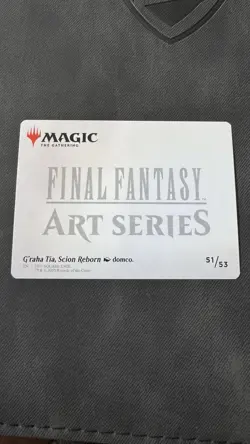 Magic Mtg Final Fantasy G'raha Tia, Scion Reborn Gold-Stamped Art Card 51/53 - Image 2
