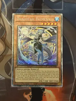 Yugioh! Dracotail Faimena Starlight Rare Near Mint 1st Edition JUSH-EN002 - Image 1