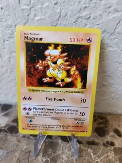 Magmar 36/102 Uncommon Pokemon Card 1999 Base Set! NM Near Mint shadowless - Image 2