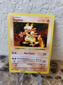 Magmar 36/102 Uncommon Pokemon Card 1999 Base Set! NM Near Mint shadowless - Image 4