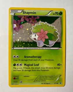 Shaymin XY188 HOLO RARE Black Star Promo Pokemon Card TCG NM / MINT 2017 - Image 3