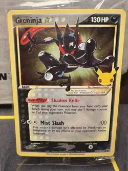 Pokemon Celebrations - (3x) Greninja Gold Star Promo (Sealed - NM/MINT) SWSH144 - Image 2