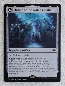 MTG Throne of the Grim Captain The Lost Caverns of Ixalan #266 Card Rare NM - Image 1