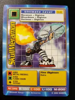 Digimon SkullMeramon Tb-07 Taco Bell Promo Card - Image 1