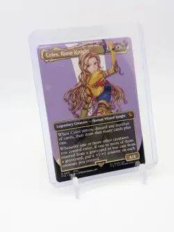 MTG - Celes, Rune Knight - Borderless Mythic #201 Commander: FINAL FANTASY NM - Image 1