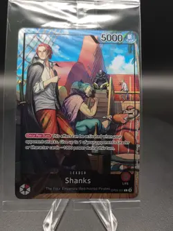 One Piece Shanks Leader Promo Card OP09-001 PSA Magazine Exclusive Sealed - Image 1
