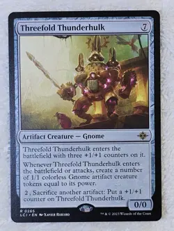 MTG Threefold Thunderhulk The Lost Caverns of Ixalan #265 Card Rare NM - Image 2