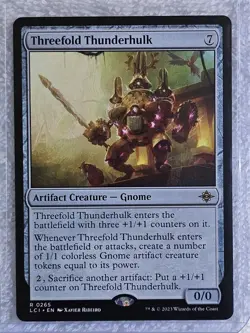 MTG Threefold Thunderhulk The Lost Caverns of Ixalan #265 Card Rare NM - Image 4