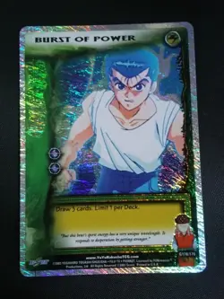 Yu Yu Hakusho TCG CCG Burst of Power G178/176 Ghost Files 1st Edition NM Card - Image 1
