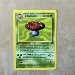 1999 PokÃ©mon TCG Jungle Vileplume 1st Edition Non-Holo Rare Card 31/64 - Image 5