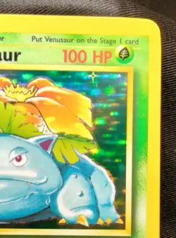 PokÃ©mon 1999 TCG Venusaur Base Set Rare Holo Card 15/102 NM!  - Image 3