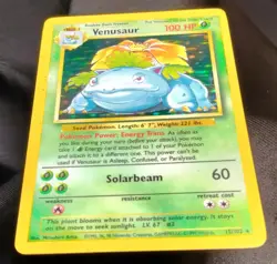 PokÃ©mon 1999 TCG Venusaur Base Set Rare Holo Card 15/102 NM!  - Image 6